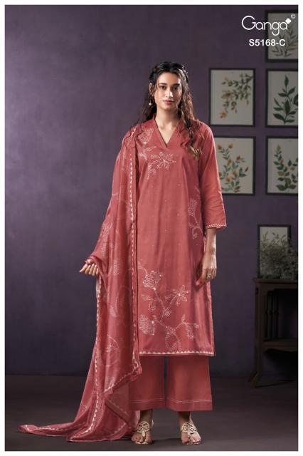Ganga shauna 5168 dress materials wholesale in bangalore